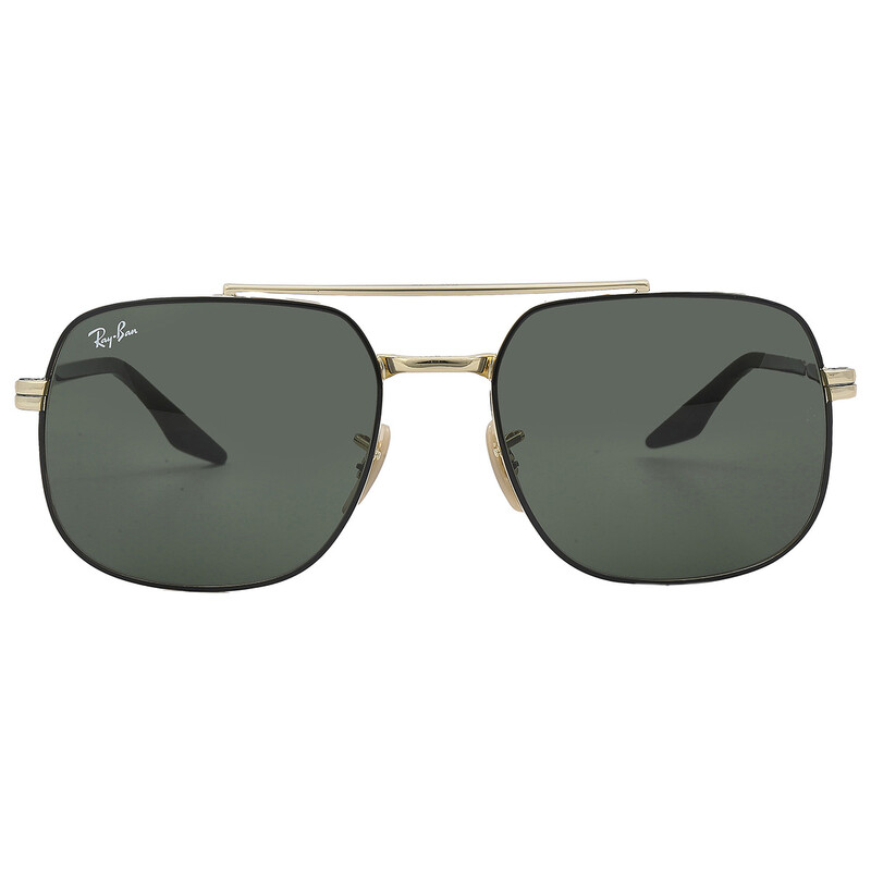Ray-Ban Green Square Unisex Sunglasses RB3699 900031 56