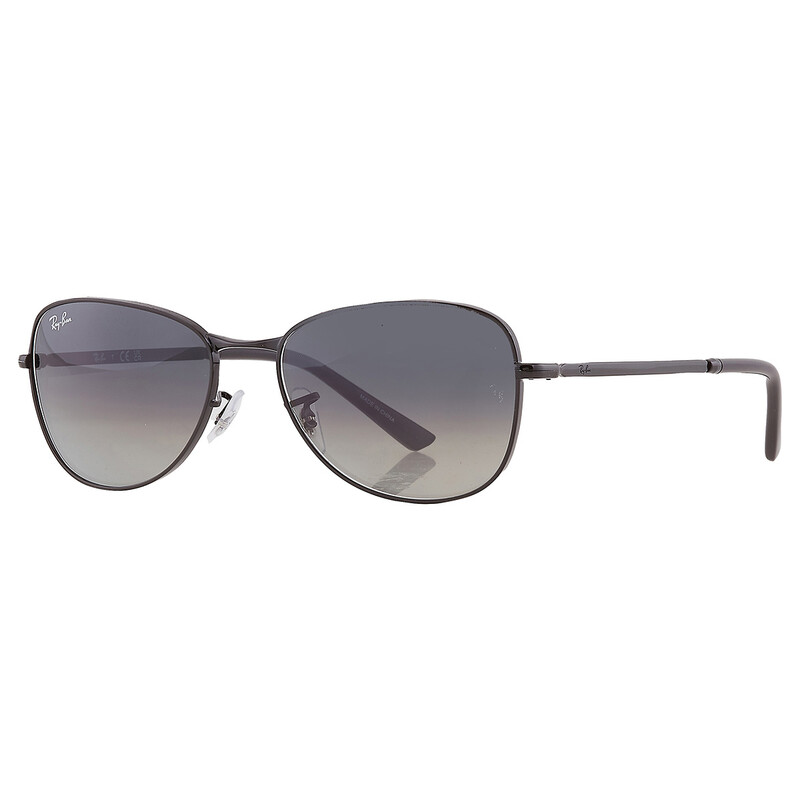 Ray-Ban Grey Gradient Pilot Unisex Sunglasses RB3733 002/71 56 ...