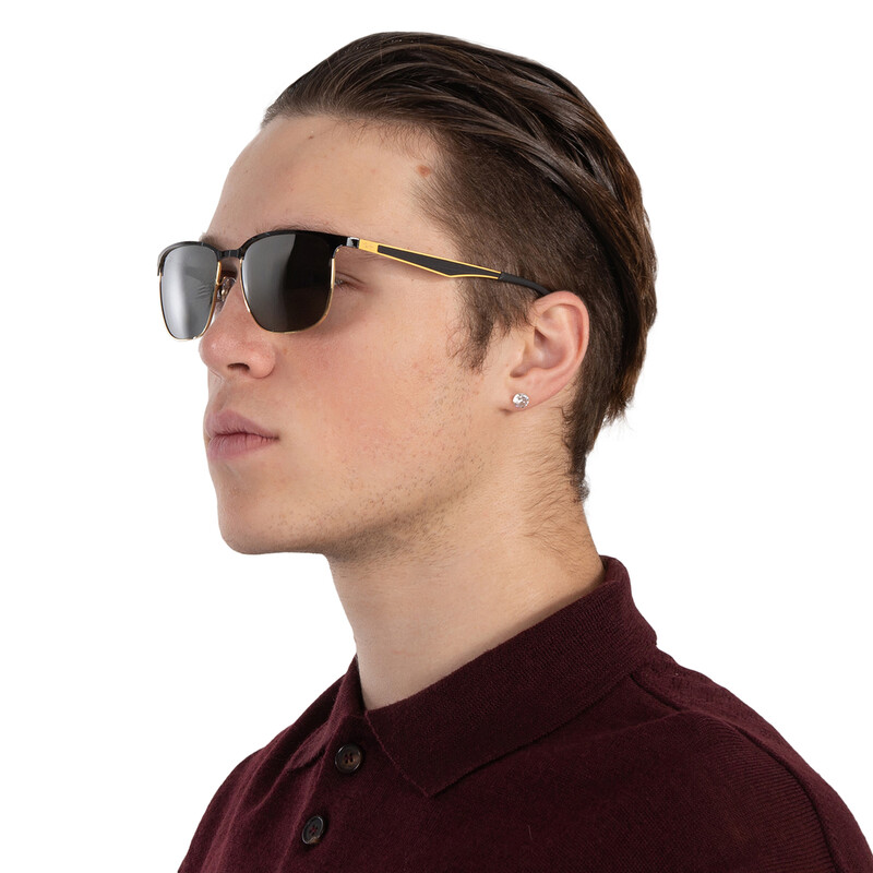 Ray-Ban Grey Mirror Silver Gradient Square Unisex Sunglasses  display picture 2