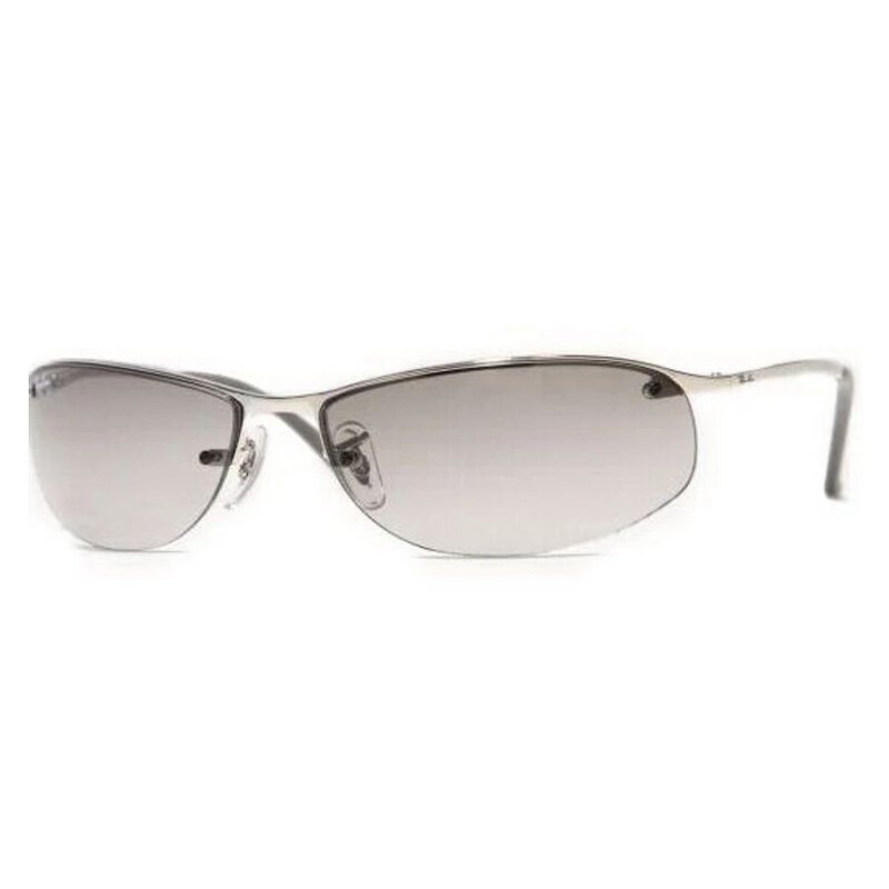 Ray-Ban Grey Oval Unisex Sunglasses RB3179 003/11  display picture 2