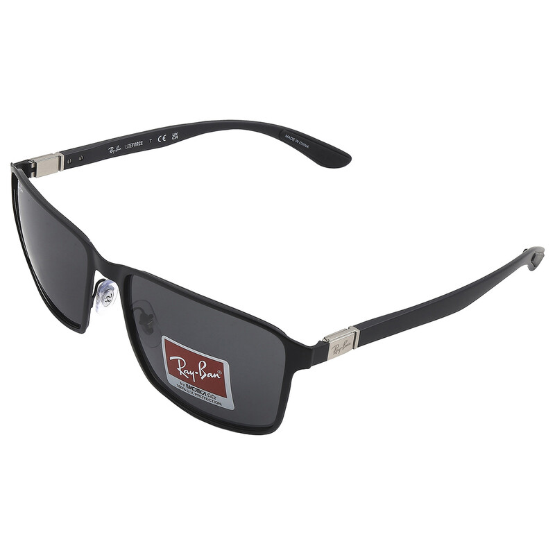 Ray-Ban Grey Square Unisex Sunglasses RB3721 186/87 59