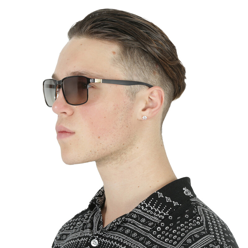Ray-Ban Grey Square Unisex Sunglasses RB3721 187/11 59