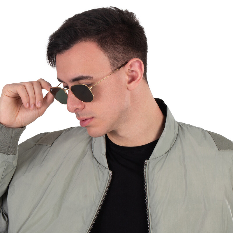 RayBan レイバン RB3548N 調光 EVOLVE イタリア製 グリーン Ray-Ban Hexagonal Flat Lenses Green Classic G-15 Unisex Sunglasses