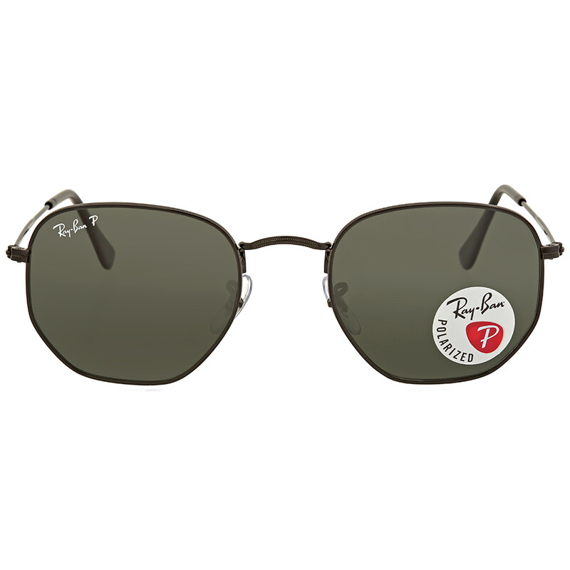 2 pairs of Ray-Ban Classic Hexagonal Flat Sunglasses Ray-Ban Hexagonal Flat Lenses M (51 - 21) with Classic  main image 3