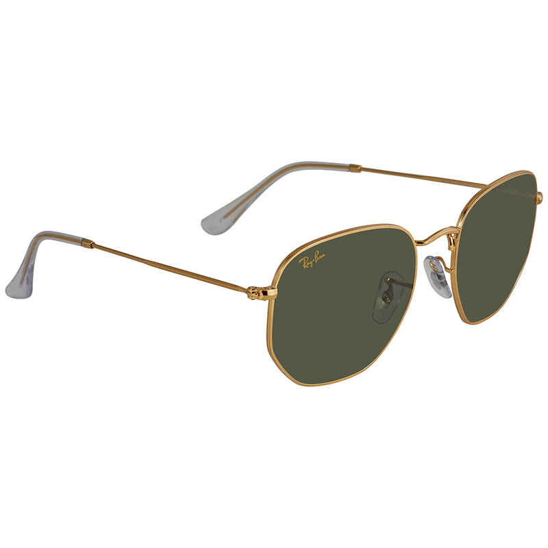 Ray-Ban Hexagonal Legend Green Classic G-15 Hexagonal Sunglasses