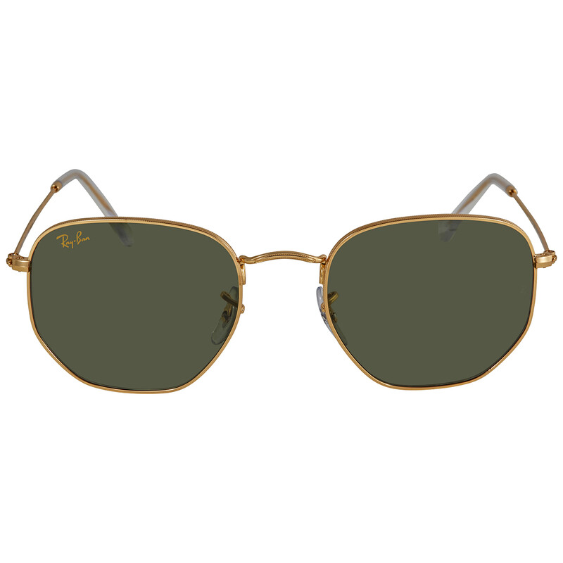 Ray-Ban Hexagonal Legend Green Classic G-15 Hexagonal Sunglasses