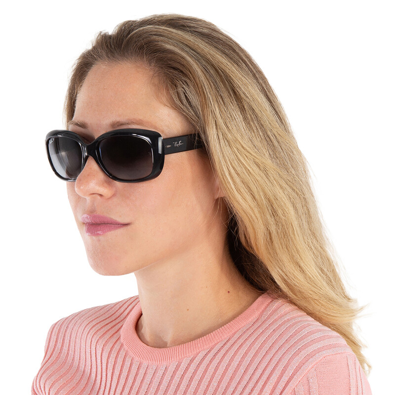 レイバン｜RayBan JACKIE OHH RB4101F 601/T3 58 Ray-Ban Jackie OHH Grey Gradient Rectangular Ladies Sunglasses