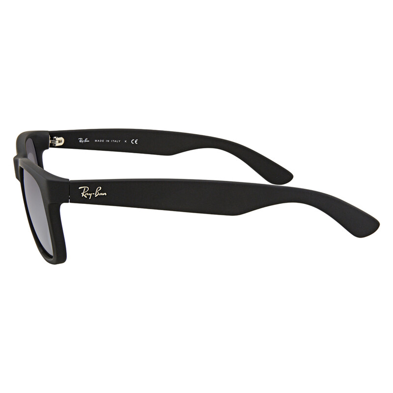Ray-Ban Justin Classic Grey Gradient Rectangular Men's Sunglasses