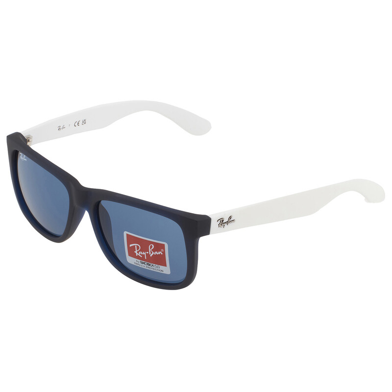 Ray-Ban Justin Dark Blue Square Men's Sunglasses RB4165 651180 54