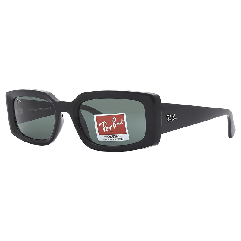Alex93 Ray-Ban KILIANE RB4395F ブラック Ray-Ban Kiliane Bio Based Dark Green Rectangular Unisex Sunglasses