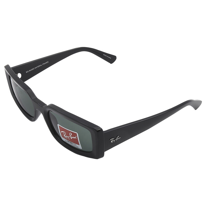Ray-Ban Kiliane Bio Based Dark Green Rectangular Unisex Sunglasses