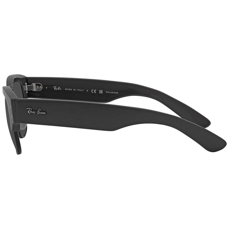 Ray-Ban Mega Clubmaster Polarized Black Square Unisex Sunglasses