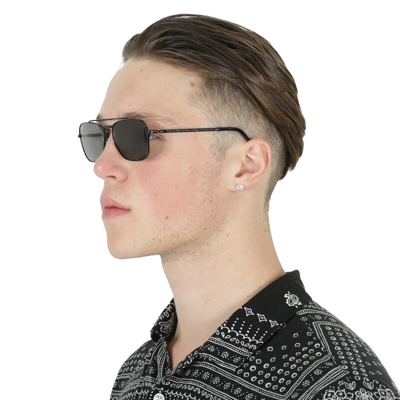 Ray-Ban New Caravan Dark Gray Square Unisex Sunglasses RB3636 002