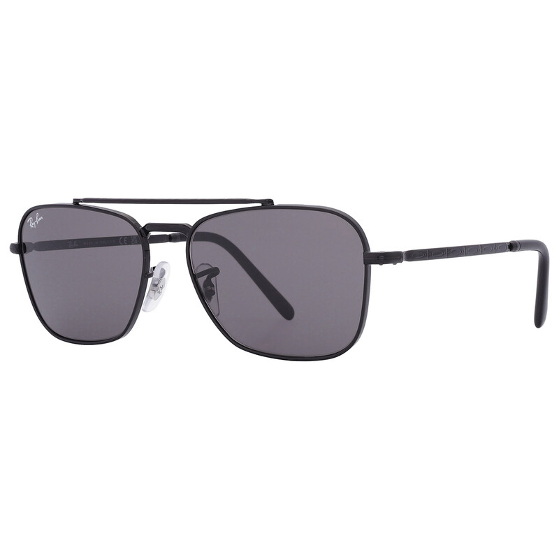 Ray-Ban New Caravan Dark Gray Square Unisex Sunglasses RB3636 002