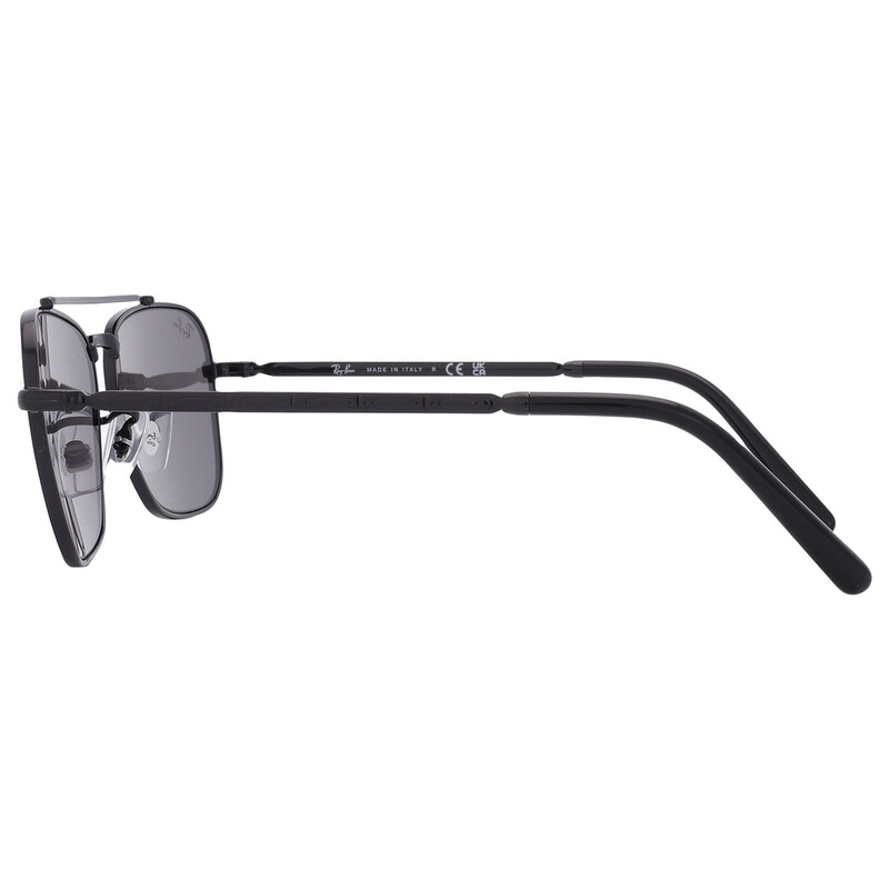 Ray-Ban New Caravan Dark Gray Square Unisex Sunglasses RB3636 002