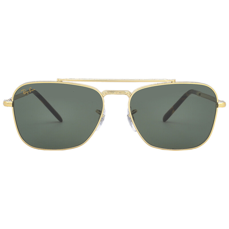 Ray-Ban New Caravan Green Square Unisex Sunglasses RB3636 919631