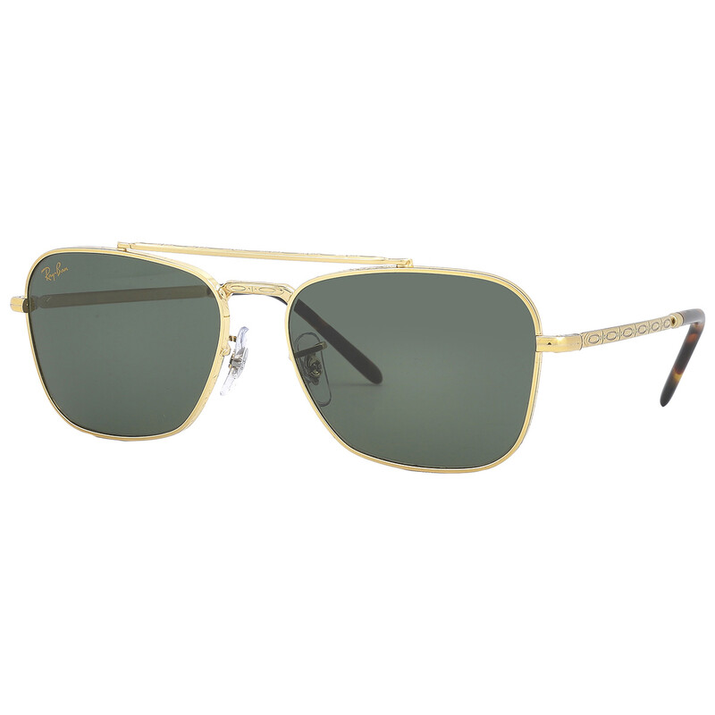 Ray-Ban New Caravan Green Square Unisex Sunglasses RB3636 919631