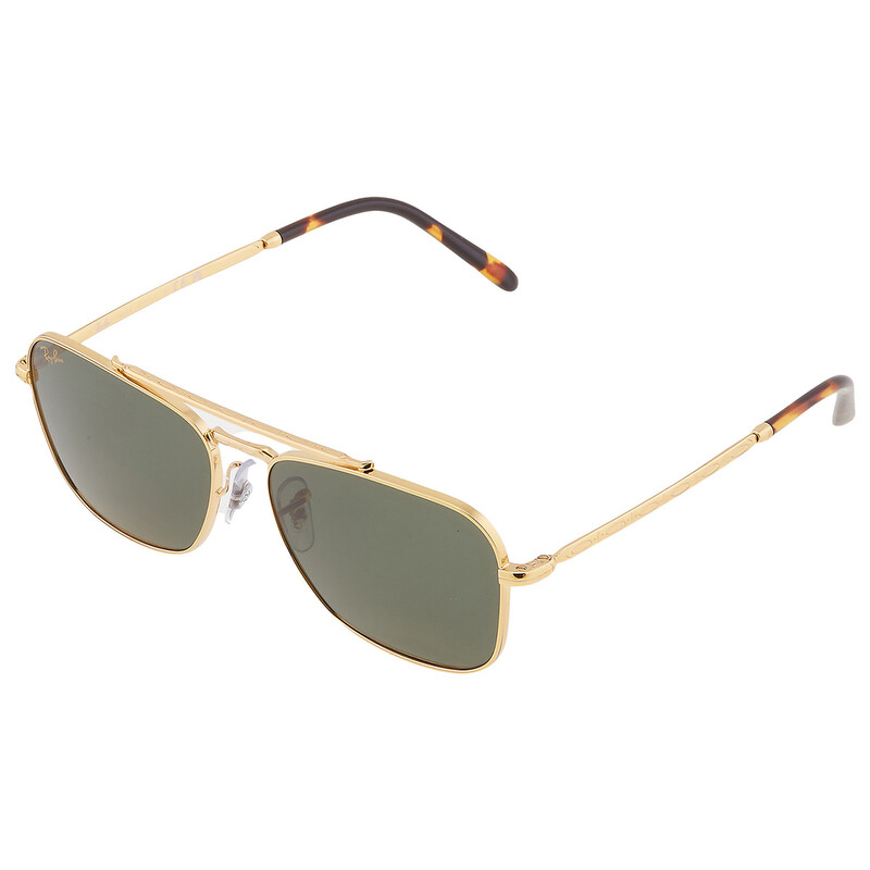 Ray-Ban New Caravan Green Square Unisex Sunglasses RB3636 919631