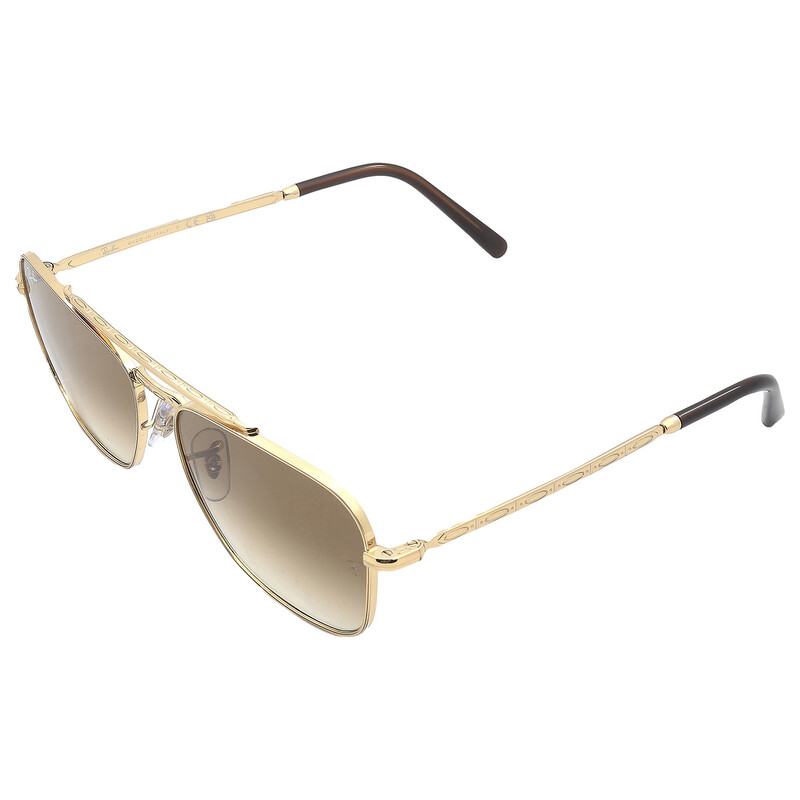 Ray-Ban New Caravan Light Brown Gradient Square Unisex Sunglasses