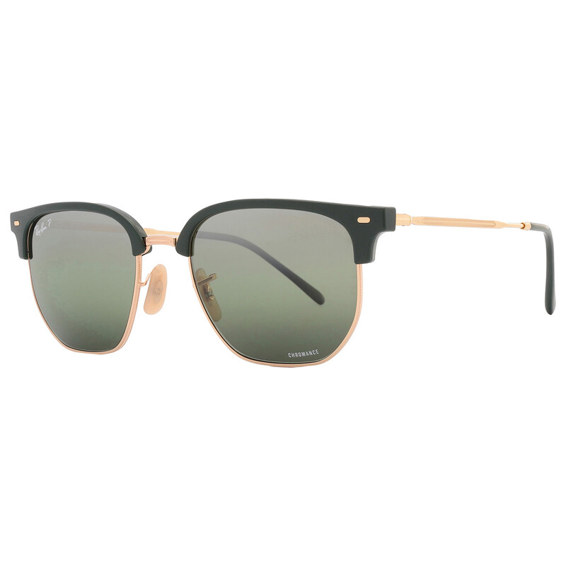 Ray-Ban New Clubmaster Polarized Green Mirrored Unisex Sunglasses