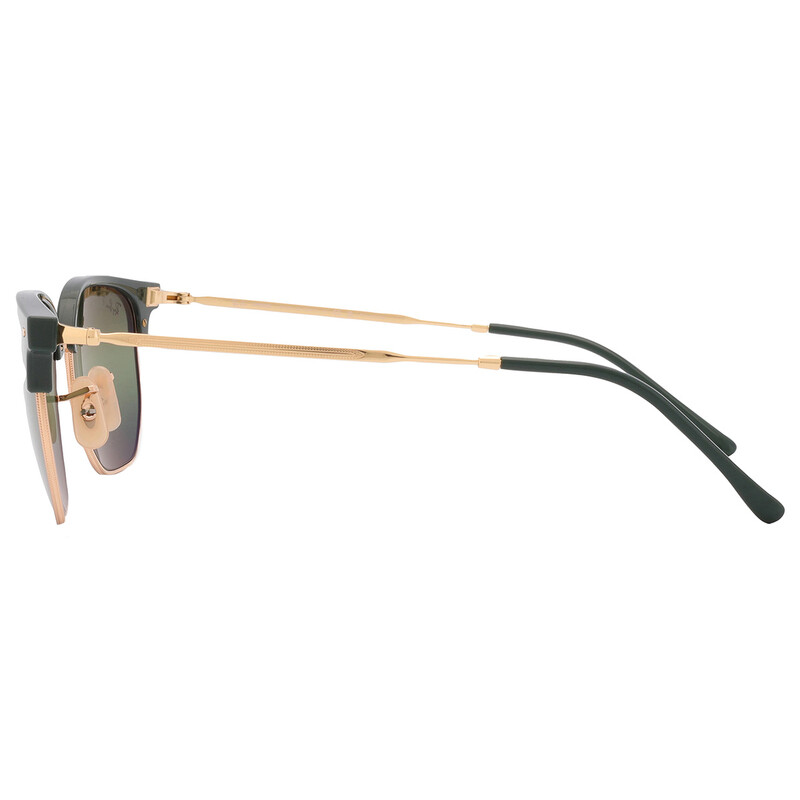 Ray-Ban New Clubmaster Polarized Green Mirrored Unisex Sunglasses