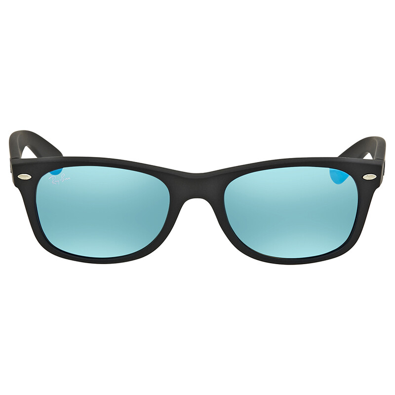 Ray-Ban New Wayfarer Blue Flash Unisex Sunglasses RB2132 622/17 52