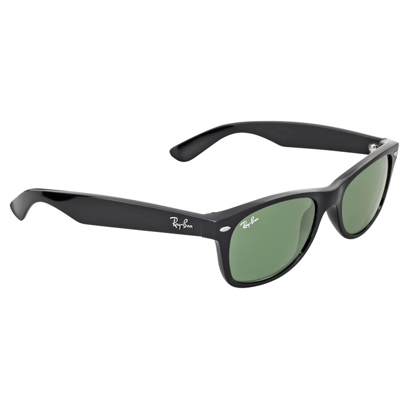 Ray-Ban New Wayfarer Classic Green Unisex Sunglasses RB2132 901 52