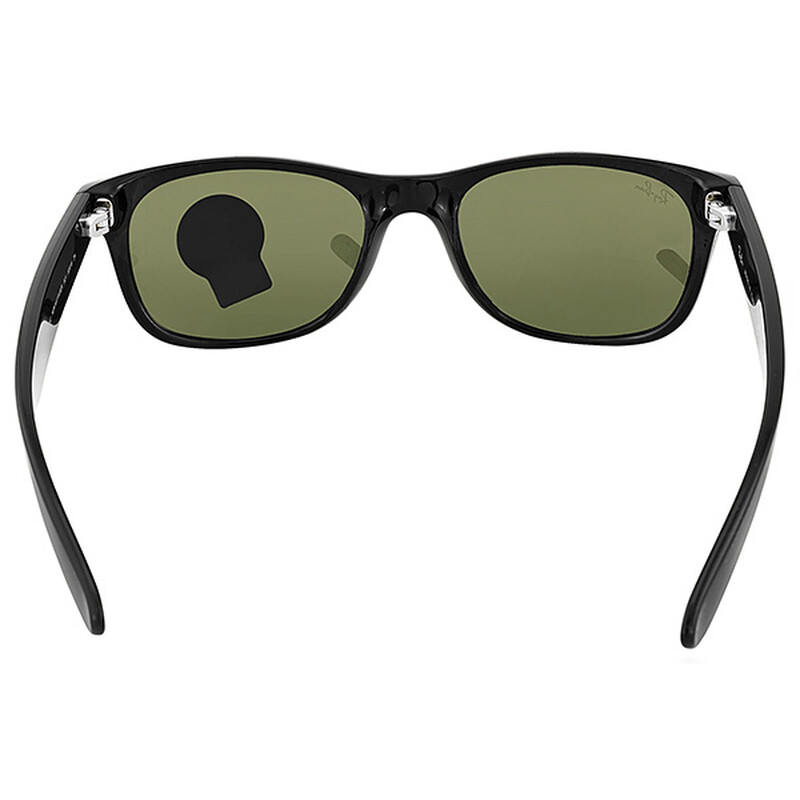 Ray-Ban New Wayfarer Classic Green Unisex Sunglasses RB2132 901 52