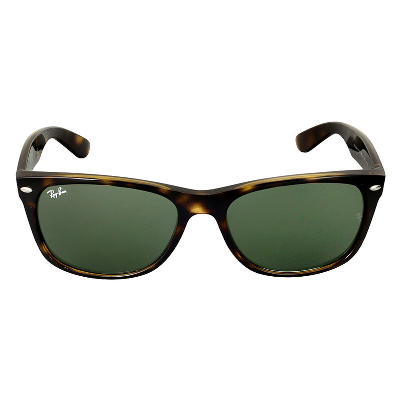 Ray-Ban New Wayfarer Classic Green Unisex Sunglasses RB2132 902 52