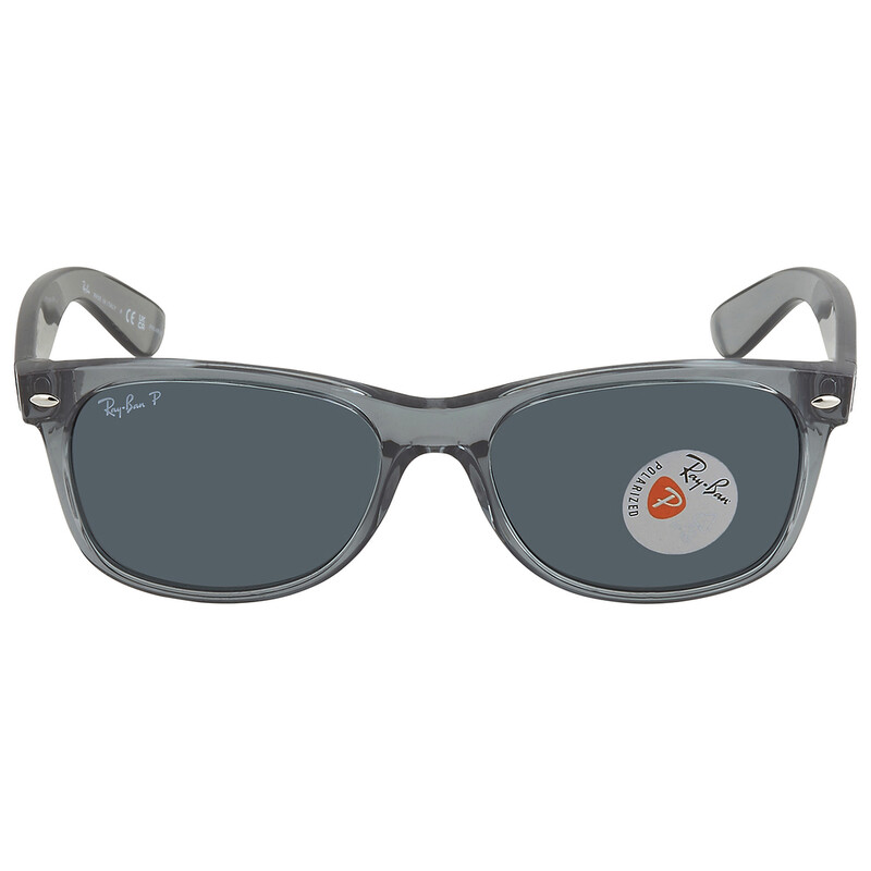 Ray-Ban New Wayfarer Classic Polarized Dark Blue Unisex Sunglasses