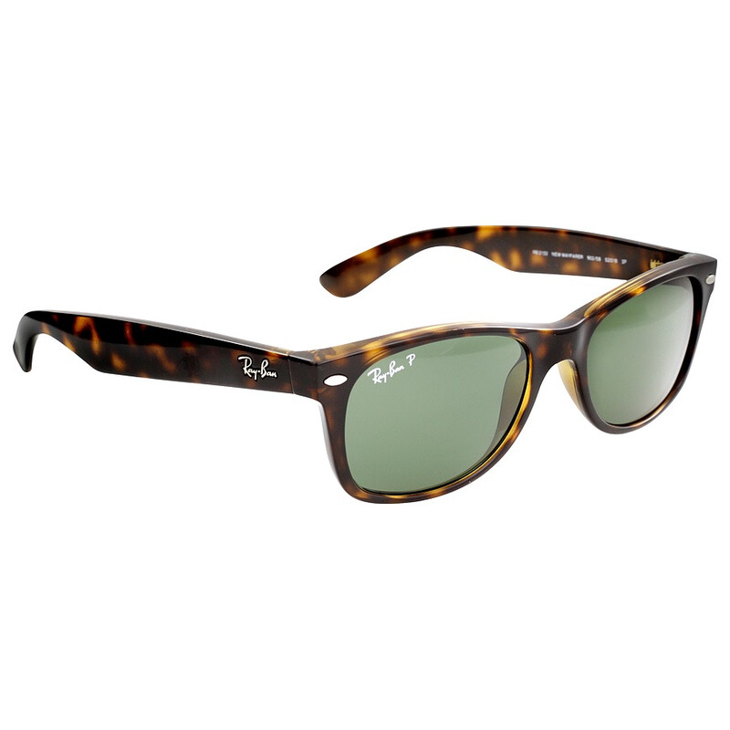 Ray-Ban New Wayfarer Classic Polarized Green Classic G-15 Unisex