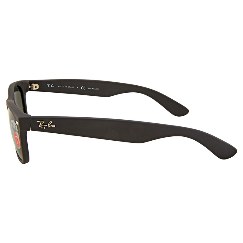 Ray-Ban New Wayfarer Classic Polarized Green Unisex Sunglasses