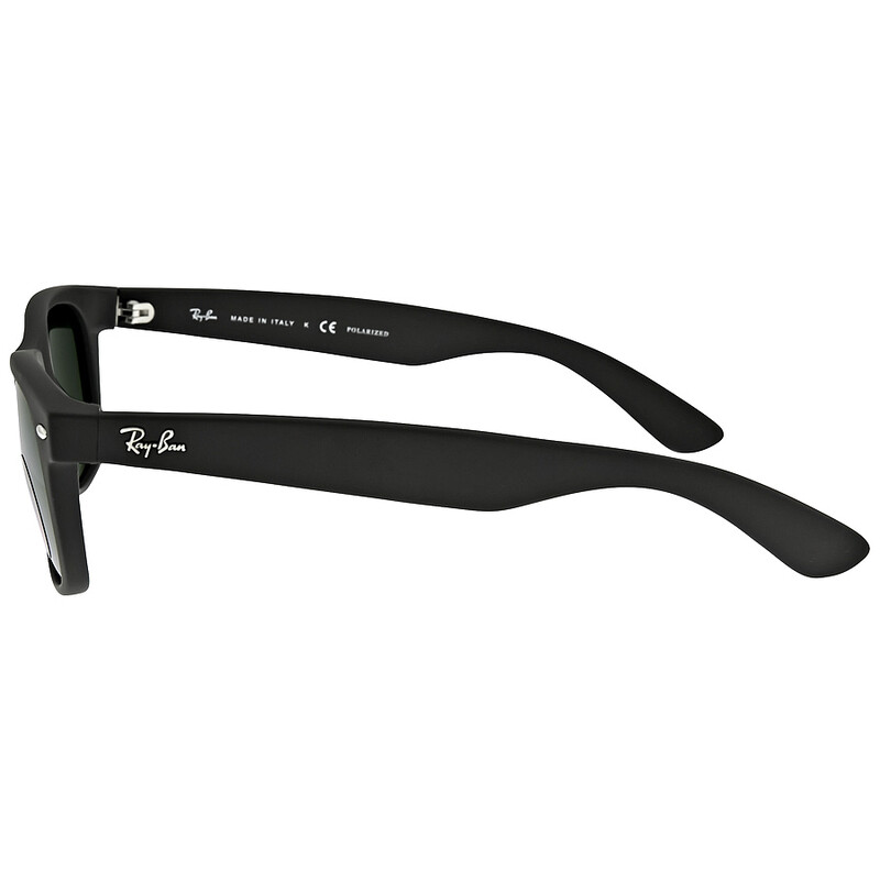 Ray-Ban New Wayfarer Classic Polarized Green Unisex Sunglasses