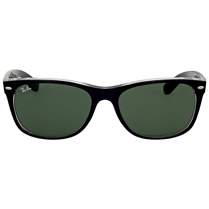 Ray-Ban New Wayfarer Color Mix Green Classic G-15 Square Unisex