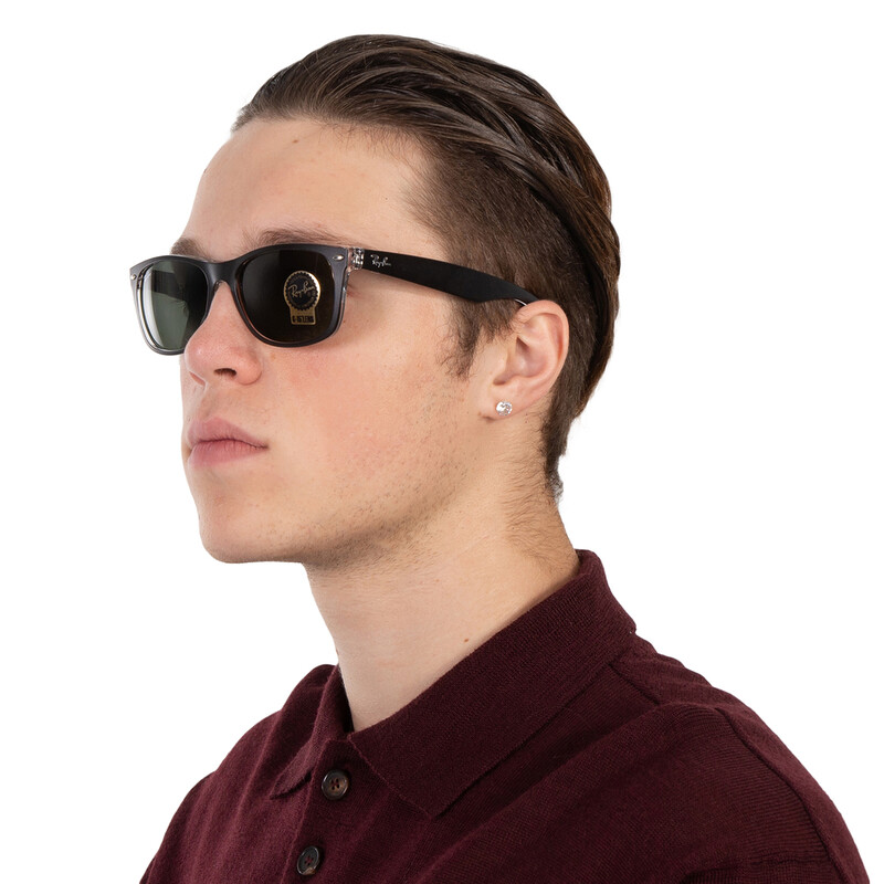Ray-Ban New Wayfarer Color Mix Green Classic G-15 Square Unisex
