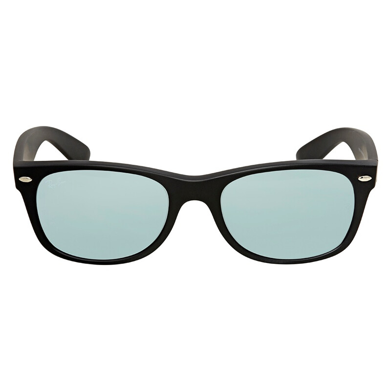 Ray-Ban New Wayfarer Flash Silver Flash Unisex Sunglasses RB2132