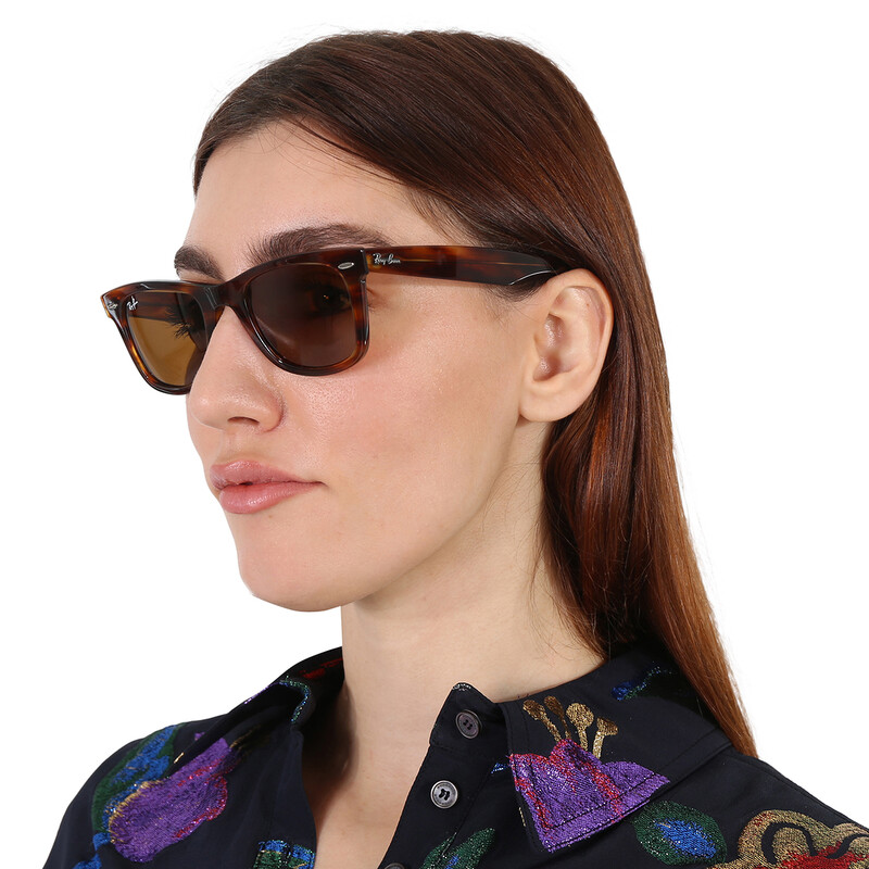 Ray-Ban Original Wayfarer Brown Classic B-15 Unisex Sunglasses