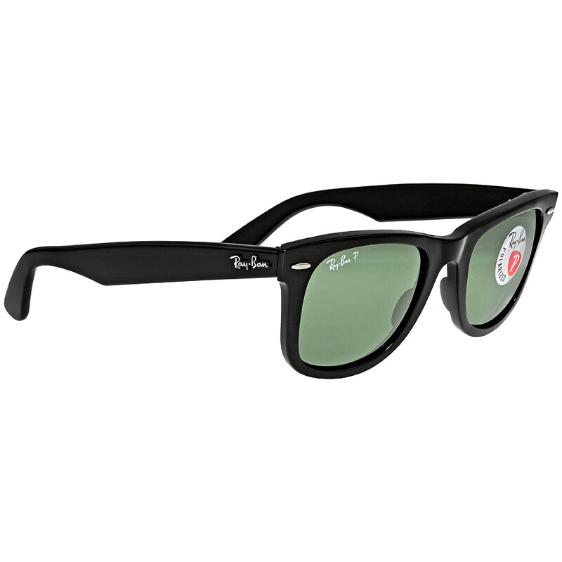 Ray-Ban Original Wayfarer Polarized Green Classic G-15 Square