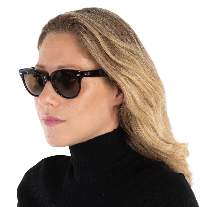 Ray-Ban Orion Brown Polarized Cat Eye Unisex Sunglasses RB2199 902