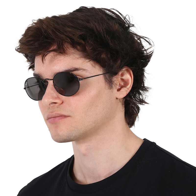 Ray-Ban サングラス RB3547 002/B1 54 OVAL Ray-Ban Oval Dark Gray Unisex Sunglasses RB3547 002/B1 54
