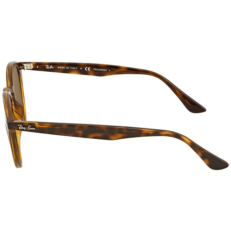 Ray-Ban Women’s RB2180 Tortoise Brown Sunglasses, Acetate Frame, Classic Summer Ray-Ban RB2180 M (49 - 21) with Brown lenses and Tortoise  main image 4