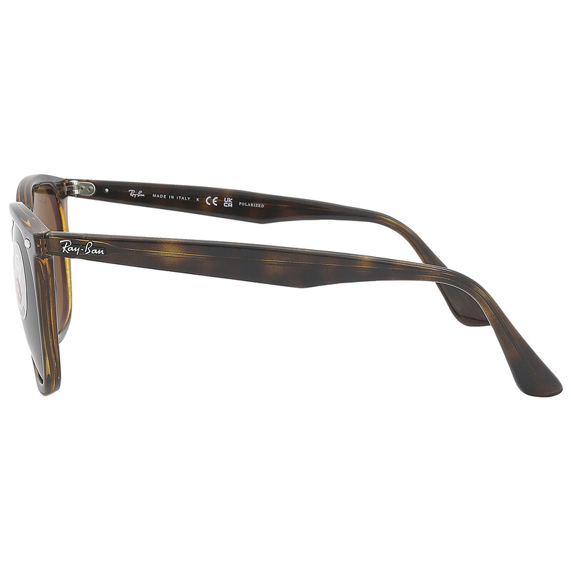 Ray-Ban Polarized Brown Square Unisex Sunglasses RB4362 710/83 55