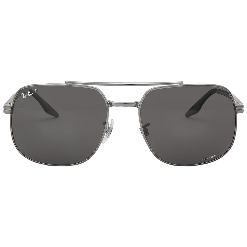 Ray-Ban Polarized Dark grey Square Unisex Sunglasses RB3699 004/K8