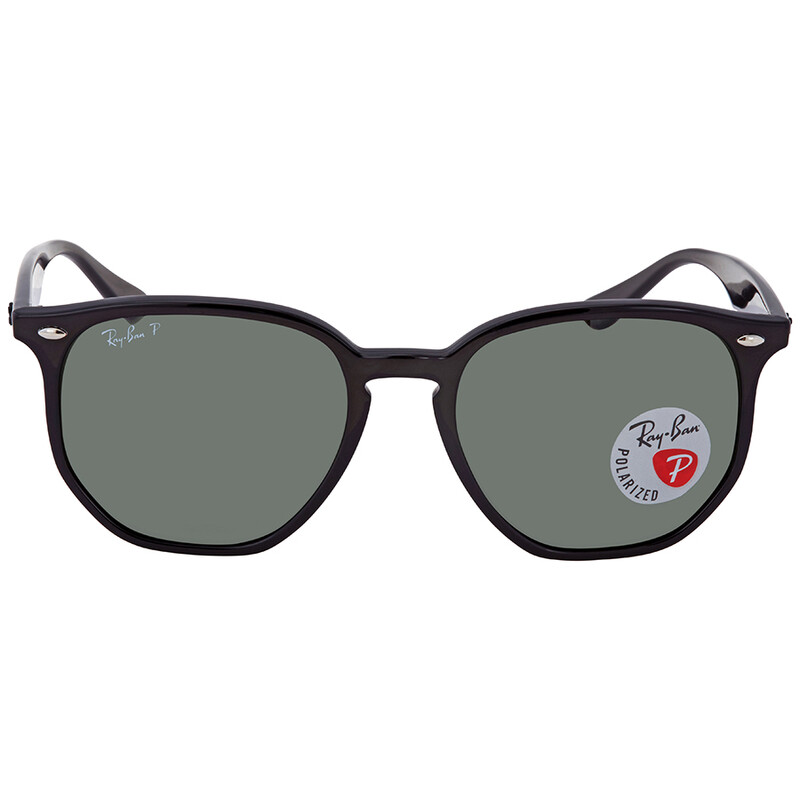 Ray-Ban Polarized Green Classic G-15 Hexagonal Unisex Sunglasses