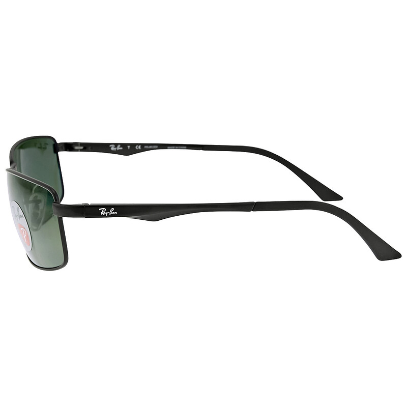 Ray-Ban Polarized Green Classic G-15 Rectangular Men's Sunglasses