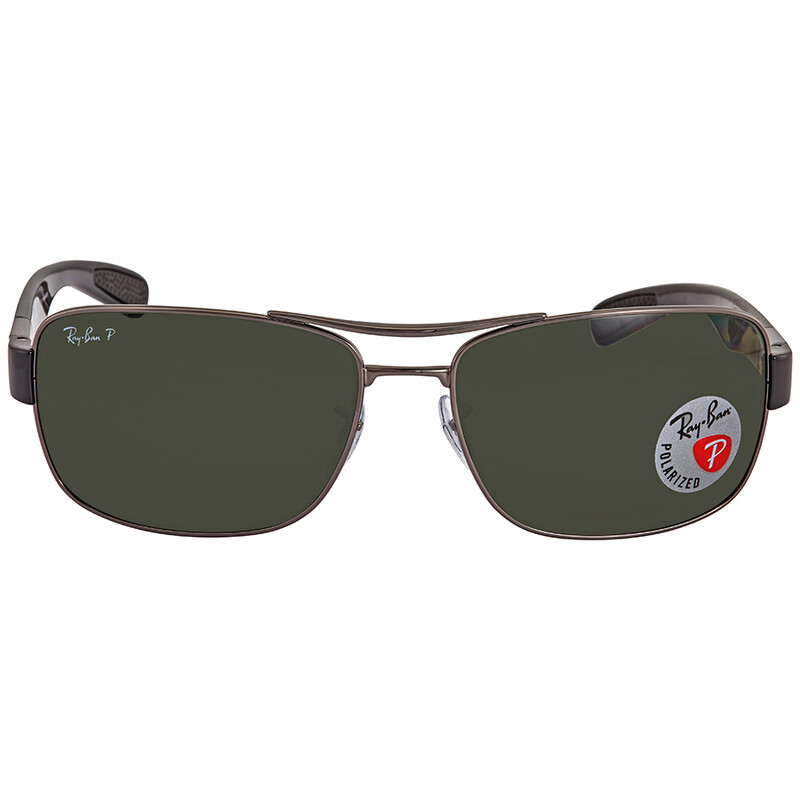 Ray-Ban Polarized Green Classic G-15 Square Men's Sunglasses