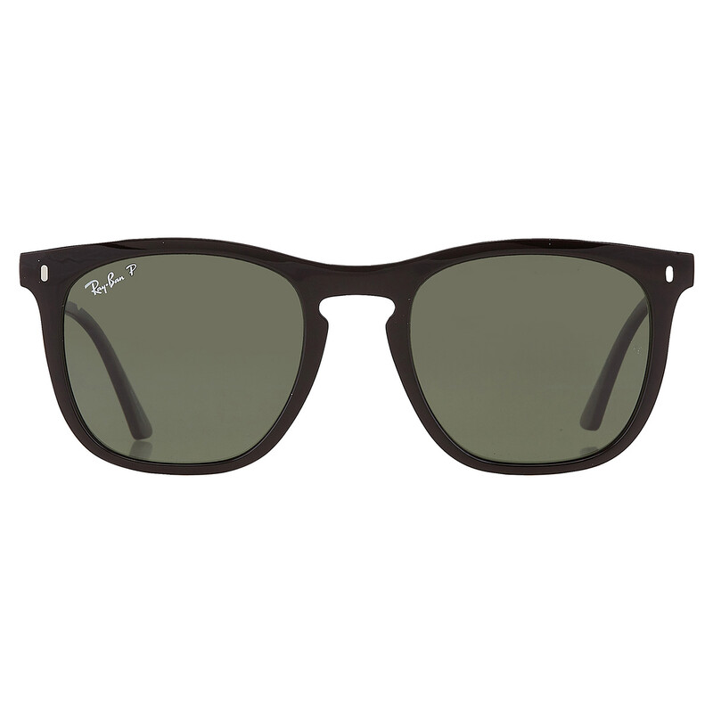 Ray-Ban Polarized Green Square Unisex Sunglasses RB2210 901 