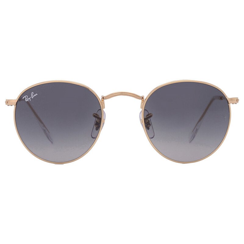 Ray-Ban Round Metal Brown Gradient Unisex Sunglasses RB3447 001/71