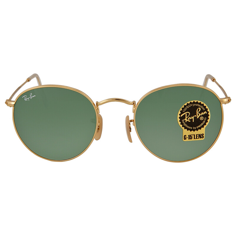 【最終値下げ】【美品】Ray-Ban RB3447 ラウンドG15 グリーン Ray-Ban Round Metal Green Classic G-15 Unisex Sunglasses RB3447