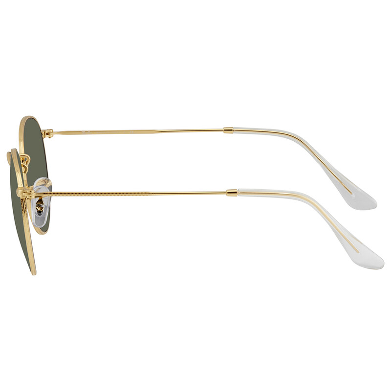 Ray-Ban Round Metal Legend Gold Green Classic G-15 Unisex